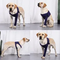 Respirant avant jambe pied chien lécher manchon après chirurgie combinaison de récupération Anti-léchage Pet coude enveloppes genouillère blessures protecteur