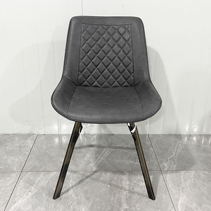<span class=keywords><strong>Chaise</strong></span> de salle à manger en cuir PU de luxe moderne italienne nordique avec pieds en métal stables et durables pour la maison, le bureau et <span class=keywords><strong>l</strong></span>'hôtel - Product Image 5