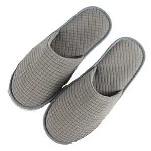 washable polar fleece disposable high-end hotel Waffler slippers for women slippers for men