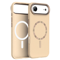 Casing Ponsel Kulit dengan Kancing Logam Independen untuk iPhone 17 Air