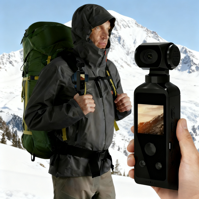 Top Sale 4K Sports Waterproof Camera with Night Vision 270 Degree Wide Angle WiFi Pocket Mini Camera