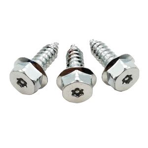 Tornillos de Matrícula de Acero T20 Torx con Pasador para Automóviles, Camiones, SUV y Vehículos - Product Image 2