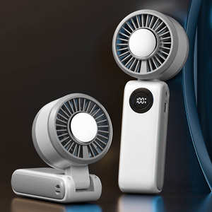 Ventilador portátil de lujo de alta velocidad, recargable por USB, plegable, mini ventilador con función de enfriamiento. - Product Image 1