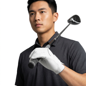 Gants de golf pour hommes sur mesure, haute qualité, antidérapants, dernier design, cuir véritable, respirants, usage sportif, norme internationale - Product Image 2