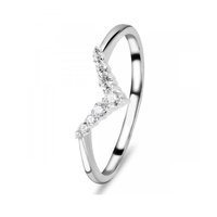 Accessoires de mode en gros, bague en or rose/blanc 18 carats avec diamant VVS D, bijoux en diamant cultivé en laboratoire