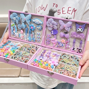 150 chiếc kẹp tóc Sanrio Kuomi dễ thương mới, kẹp tóc hoa ngọt ngào thời trang dành cho bé gái, bộ phụ kiện tóc quà tặng - Product Image 3