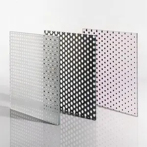 5 + 0.76 + 5毫米白色丝网印刷钢化层压玻璃用于建筑外部装饰