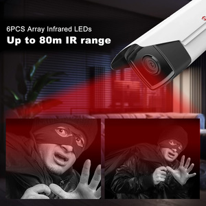 Oem 8MP <span class=keywords><strong>IP</strong></span> Bullet <span class=keywords><strong>Camera</strong></span> 4K 80m IR tầm nhìn ban đêm ngoài trời IP67 ai con người xe phát hiện được xây dựng trong khe cắm thẻ SD 512GB lưu trữ - Product Image 5