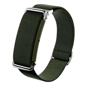 Bracelets de montre en nylon sergé élastique personnalisés, boucle réglable, respirants, bracelets de remplacement pour Google Fitbit Air Trackers - Product Image 5