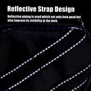 Sacoche de Réservoir de <span class=keywords><strong>Moto</strong></span> Universelle Selle de Réservoir de Carburant à Dégagement Rapide avec <span class=keywords><strong>Sangle</strong></span> Réfléchissante Forte - Product Image 4