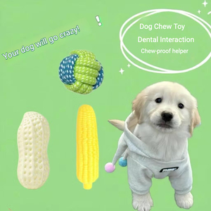 Jouet à mâcher pour <span class=keywords><strong>chien</strong></span> en corde de coton écologique populaire pour soulager le stress et lutter contre l'ennui - Product Image 6