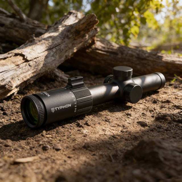 1-10X24 FFP LPVO Scope for Hunting Tactical Scope ED Glass Illuminated Reticle Waterproof Shockproof Long Range Lpvo Optics