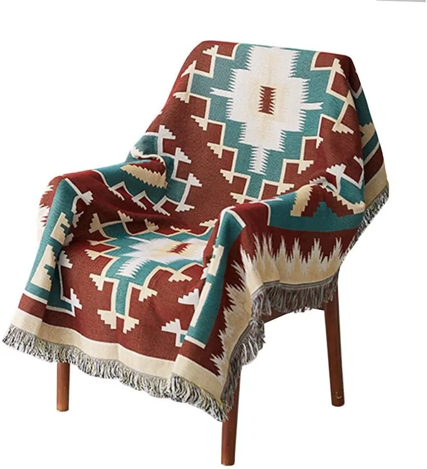Wende decke und Teppich mit Fransen für Couch bett Soft Decorative