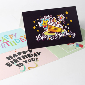 Cartes de remerciement personnalisées avec logo imprimé en couleur, faible quantité minimum de commande - Product Image 1