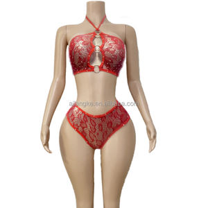 Groothandel op maat gemaakte Amerikaanse muziek carnavalskostuums rave outfits hete meiden exotische danskleding - Product Image 6