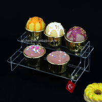 Support à gâteau en acrylique, présentoir à gâteau, outils de pâtisserie, fournitures de pâtisserie, décoration de fête de mariage, présentoir à gâteau en acrylique