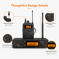 Système de monitoring intra-auriculaire sans fil DS200 pour spectacles sur scène, studio, conférences, discours