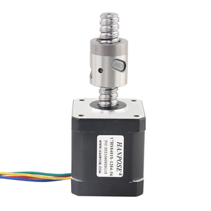 มอเตอร์สเต็ปเปอร์ Hanpose Nema17 แบบไม่มีหน้าแปลน รุ่น <span class=keywords><strong>17HS8401S</strong></span> /3401/4401/6401S-1204 พร้อมบอลสกรู สำหรับเครื่องพิมพ์ 3 มิติ และอุปกรณ์ตรวจสอบ - Product Image 1