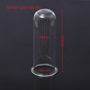 Seeking Excellence Glass Test Tube 50x60x180mm Round Bottom No Cap For Lab Use - Product Image 1