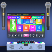 Nouveau produit 2023 Contrôleur DJ tout-en-un/console de mixage audio avec haut-parleur BT Cartes son et mélangeurs audio Lumière RVB Changement de voix