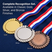 Fabricant de médailles en métal plaqué or à motif de feuilles personnalisé, médaille de récompense épaisse de haute qualité gravée au laser, OEM ODM