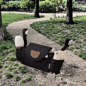 Sac à pain en lin bio lavé à la pierre réutilisable et écologique avec logo personnalisé imprimé pour sac de maman - Product Image 2