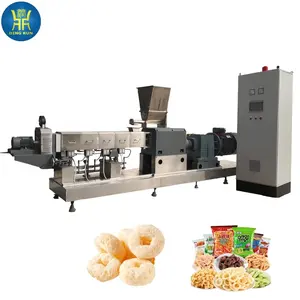 Maïssnacks Dubbele Schroef Maken Extruder Machines Productielijn Puff Maïs Snack Productiemachine