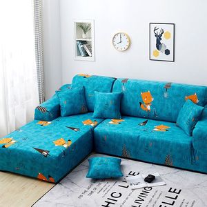 Fundas de Sofá Elásticas de Tela Baratas en Forma de L para el Hogar, Estilo Nórdico, Fundas para Sofá de 5 Plazas - Product Image 4