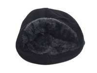 Bonnet unisexe personnalisé en acrylique avec logo, fausse fourrure moelleuse, chaud pour l'hiver, ajustable, de haute qualité, pour la plage