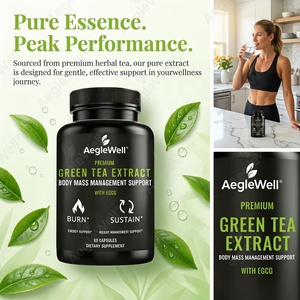 Capsules d'extrait <span class=keywords><strong>de</strong></span> thé vert AegleWell, complément alimentaire pour la gestion <span class=keywords><strong>de</strong></span> la masse corporelle et <span class=keywords><strong>de</strong></span> l'énergie, capsules brûle-graisses pour un ventre plat - Product Image 6