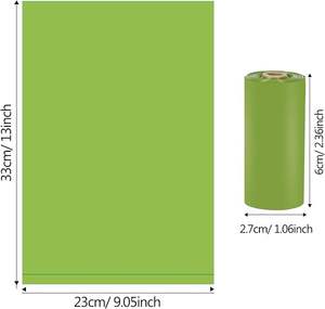 Sacs à déjections pour animaux de compagnie biodégradables en gros, conception à double fermeture super résistante, sacs à déchets pour animaux de compagnie faciles à déchirer, couleur et logo personnalisables - Product Image 2
