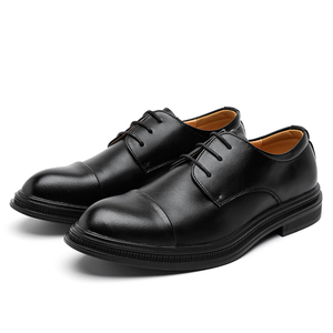Chaussures habillées et Oxford décontractées en PU de haute qualité pour hommes – Confortables, souples, style bureau et affaires, chaussures de mode formelles pour hommes - Product Image 6