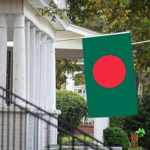 Drapeaux du Bangladesh <span class=keywords><strong>en</strong></span> gros 3x5 pieds, polyester 68D/100D, style fanion personnalisable, livraison rapide d'un fournisseur fiable - Product Image 5