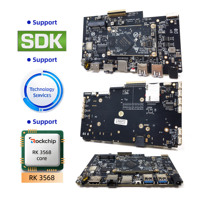 Rockchip RK3568 Placa base integrada Soporte Android 11 Ubuntu Debian Linux QT IoT Control industrial