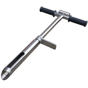 Sonde de sol de haute précision à poignée en T, en acier inoxydable, 10 pouces, protection IP55, échantillonneur de sol pour terrain de golf - Product Image 1