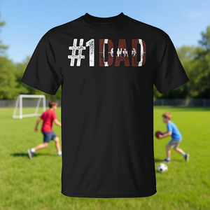 Camiseta de fútbol Number One Dad, regalo del Día del Padre para hombres - Product Image 3