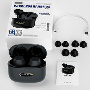 Auriculares inalámbricos M8 TWS para <span class=keywords><strong>Xiaomi</strong></span> <span class=keywords><strong>Airdots</strong></span>, cascos deportivos estéreo 3D impermeables con micrófono y caja de carga - Product Image 5