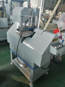 High Precision and Efficiency 1.5KW Window and Door PVC UPVC Frame Angle Saw V Cutting Machine - Product Image 6
