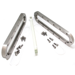 Kéo dài Ellipse obround Sight Glass phù hợp với thép không gỉ SS304 SS316L chỉ số mức độ cường lực Soda-Lime thủy tinh OEM/ODM - Product Image 6