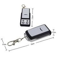 YET- F51D 433mhz Télécommande sans fil 4 boutons Télécommande RF pour code d'apprentissage de porte de garage