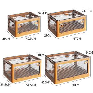 Boîte <span class=keywords><strong>de</strong></span> <span class=keywords><strong>rangement</strong></span> pliable <span class=keywords><strong>de</strong></span> Camping en plein air, boîte <span class=keywords><strong>de</strong></span> stockage pliable <span class=keywords><strong>de</strong></span> Super capacité avec roues - Product Image 6