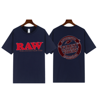 T-shirt en coton 100% de bonne qualité, uni, personnalisé, RAW Cookie Backwoods Gprahic imprimé, décontracté pour homme, 13 couleurs