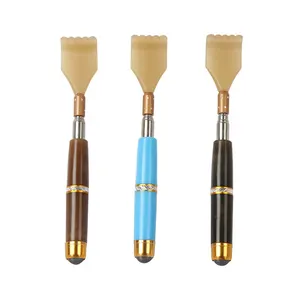 OEM Back Scratcher Telescoping Back Scratcher Adults Extendable Backscratchers With Magnetic Therapy Roller Tooth Slot Design