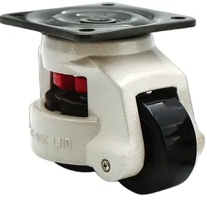 GD40S Footmaster caster swivel caster Industrial load wheel 60F80F100F150 Horizontal height leveling adjustment casters