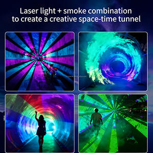 ระบบไฟเลเซอร์เคลื่อนไหวพร้อมเอฟเฟกต์แสงหมอกและเอฟเฟกต์อุโมงค์เวลา สำหรับงานเลี้ยงแต่งงาน คอนเสิร์ต และงานอีเวนต์ขนาดใหญ่  พร้อมเลเซอร์หลายรูปแบบ - Product Image 2