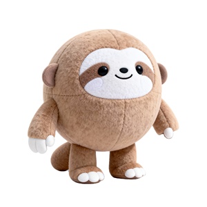 หมอนตุ๊กตาสลอธทรงกลมแบบกำห<span class=keywords><strong>น</strong></span>ดเองสำหรับเด็ก - ของเล่<span class=keywords><strong>น</strong></span>สลอธสำหรับ<span class=keywords><strong>น</strong></span>อนหลับที่ออกแบบตามรูปภาพ - Product Image 4