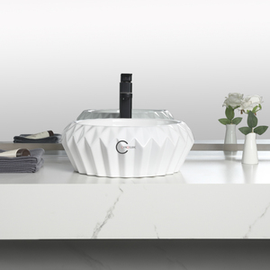 Lavabo de Sobremesa Pequeño y Elegante para Baño de Hotel, Diseño Compacto para Ahorrar Espacio - Product Image 3