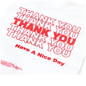 plastic thank you retail merchandise shopping bag plastic thank you carrier shopping bags