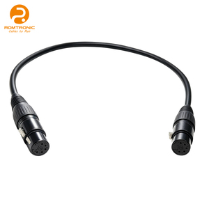 Cable de <span class=keywords><strong>Audio</strong></span> <span class=keywords><strong>XLR</strong></span> ROMTRONIC OEM Resistente a la Torsión, Cobre OFC, Más de 10000 Ciclos de Conexión, <span class=keywords><strong>Audio</strong></span> Profesional para Equipos de DJ y Escenario - Product Image 2