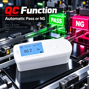 Testeur de brillance portable LS196 avec fonction de contrôle qualité (Pass/NG) automatique et signalisation des données PC pour l'inspection des revêtements - Product Image 4